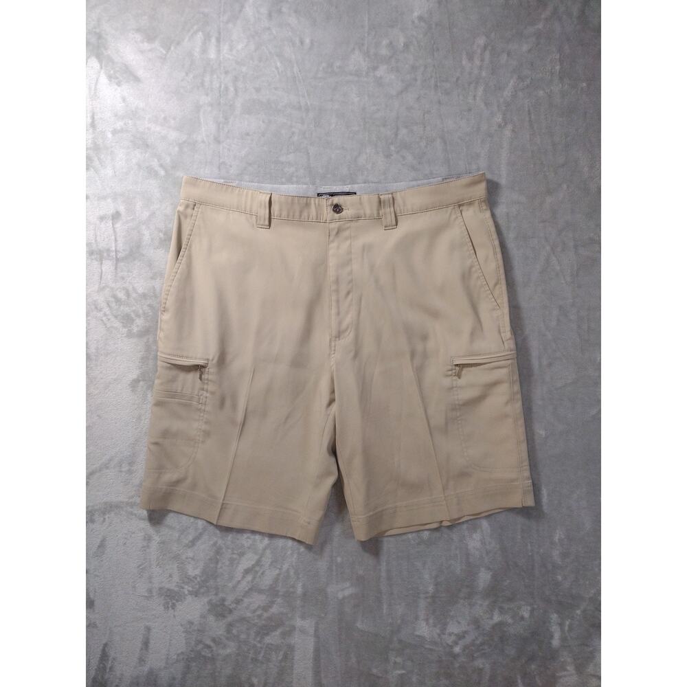 Callaway Optimum Performance Shorts Mens 38 Beige Golf Preppy Tennis Pickleball